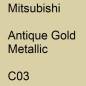 Preview: Mitsubishi, Antique Gold Metallic, C03.